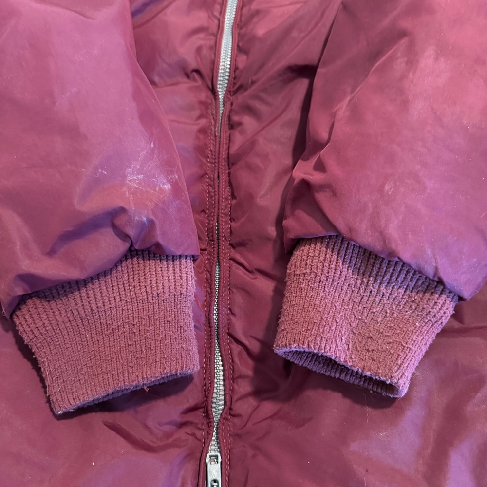 VTG 60s Gerry Boulder Colorado Hooded Puffer Jacket Maroon Men’s Medium - Large - Picture 7 of 16